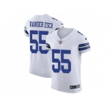 Nike Dallas Cowboys #55 Leighton Vander Esch White Men Stitched NFL Vapor Untouchable Elite Jersey