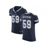 Nike Dallas Cowboys #59 Anthony Hitchens Navy Blue Team Color Men Stitched NFL Vapor Untouchable Elite Jersey