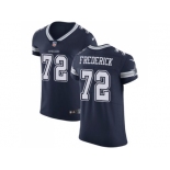 Nike Dallas Cowboys #72 Travis Frederick Navy Blue Team Color Men Stitched NFL Vapor Untouchable Elite Jersey