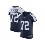 Nike Dallas Cowboys #72 Travis Frederick Navy Blue Thanksgiving Men Stitched NFL Vapor Untouchable Throwback Elite Jersey