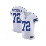 Nike Dallas Cowboys #72 Travis Frederick White Men Stitched NFL Vapor Untouchable Elite Jersey