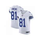 Nike Dallas Cowboys #81 Terrell Owens White Men Stitched NFL Vapor Untouchable Elite Jersey