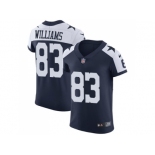 Nike Dallas Cowboys #83 Terrance Williams Navy Blue Thanksgiving Men Stitched NFL Vapor Untouchable Throwback Elite Jersey