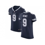 Nike Dallas Cowboys #9 Tony Romo Navy Blue Team Color Men Stitched NFL Vapor Untouchable Elite Jersey