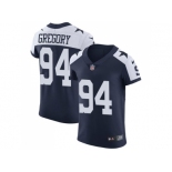 Nike Dallas Cowboys #94 Randy Gregory Navy Blue Thanksgiving Men Stitched NFL Vapor Untouchable Throwback Elite Jersey