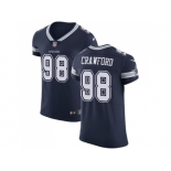 Nike Dallas Cowboys #98 Tyrone Crawford Navy Blue Team Color Men Stitched NFL Vapor Untouchable Elite Jersey