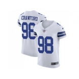 Nike Dallas Cowboys #98 Tyrone Crawford White Men Stitched NFL Vapor Untouchable Elite Jersey