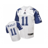 nike nfl jerseys dallas cowboys #11 Cole Beasley Throwback white[Elite]