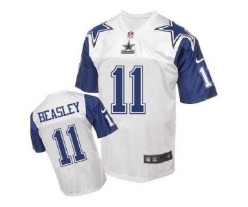 nike nfl jerseys dallas cowboys #11 Cole Beasley Throwback white[Elite]