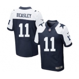 nike nfl jerseys dallas cowboys #11 beasley blue[Elite thankgivings][beasley]