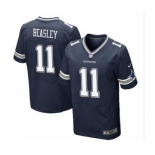 nike nfl jerseys dallas cowboys #11 beasley blue[Elite][beasley]