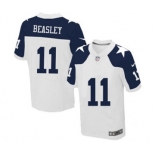 nike nfl jerseys dallas cowboys #11 beasley white[Elite thankgivings][beasley]