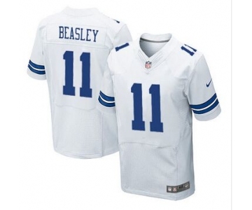 nike nfl jerseys dallas cowboys #11 beasley white[Elite][beasley]