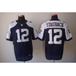 nike nfl jerseys dallas cowboys #12 staubach blue[Elite]