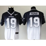 nike nfl jerseys dallas cowboys #19 austin blue-white[Elite drift fashion][second version]