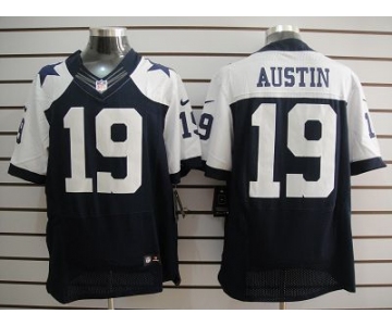 nike nfl jerseys dallas cowboys #19 austin blue(Elite thankgivings)