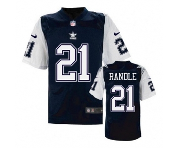 nike nfl jerseys dallas cowboys #21 Joseph Randle Throwback Blue[Elite]