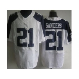 nike nfl jerseys dallas cowboys #21 deion sanders white [Elite thankgivings]