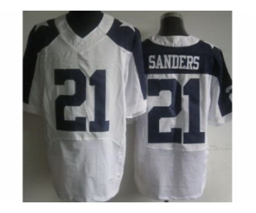 nike nfl jerseys dallas cowboys #21 deion sanders white [Elite thankgivings]