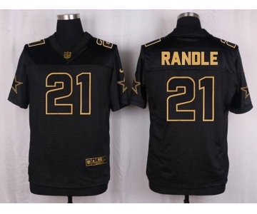 nike nfl jerseys dallas cowboys #21 randle black gold collection[Elite][randle]