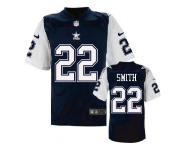 nike nfl jerseys dallas cowboys #22 Emmitt Smith Throwback Blue[Elite]