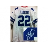 nike nfl jerseys dallas cowboys #22 emmitt smith white[Elite signature]