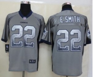 nike nfl jerseys dallas cowboys #22 e.smith grey[Elite drift fashion]