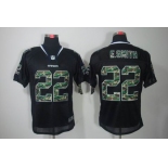 nike nfl jerseys dallas cowboys #22 e.smitth black[camo fashion Elite]