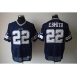 nike nfl jerseys dallas cowboys #22 e.smitth blue[elite]