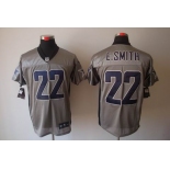 nike nfl jerseys dallas cowboys #22 e.smitth grey[Elite shadow]