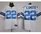 nike nfl jerseys dallas cowboys #22 e.smitth white[elite]