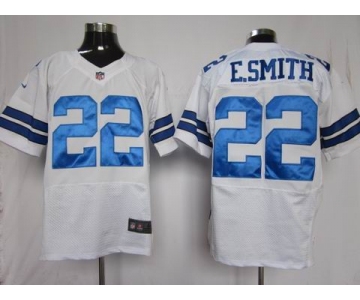 nike nfl jerseys dallas cowboys #22 e.smitth white[elite]