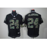 nike nfl jerseys dallas cowboys #24 claiborne black[camo fashion Elite]