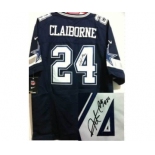 nike nfl jerseys dallas cowboys #24 claiborne dk.blue[Elite signature]