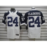 nike nfl jerseys dallas cowboys #24 claiborne white(Elite thankgivings)