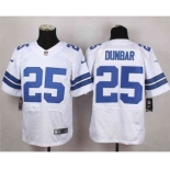 nike nfl jerseys dallas cowboys #25 dunbar white[Elite]