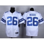 nike nfl jerseys dallas cowboys #26 moore white[Elite]