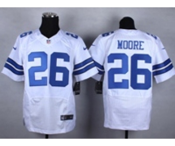 nike nfl jerseys dallas cowboys #26 moore white[Elite]