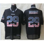 nike nfl jerseys dallas cowboys #29 deMarco murray black[Elite USA flag fashion]