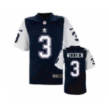 nike nfl jerseys dallas cowboys #3 Brandon Weeden Throwback Blue[Elite]