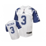 nike nfl jerseys dallas cowboys #3 Brandon Weeden Throwback white[Elite]