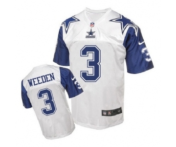 nike nfl jerseys dallas cowboys #3 Brandon Weeden Throwback white[Elite]