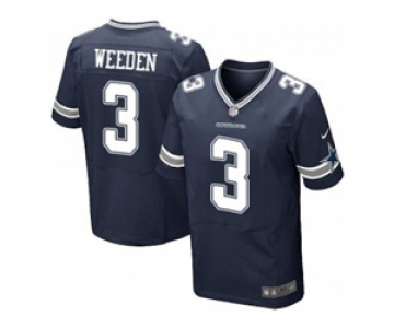 nike nfl jerseys dallas cowboys #3 brandon weedenl blue[Elite]