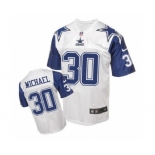 nike nfl jerseys dallas cowboys #30 Christine Michael Throwback white[Elite]