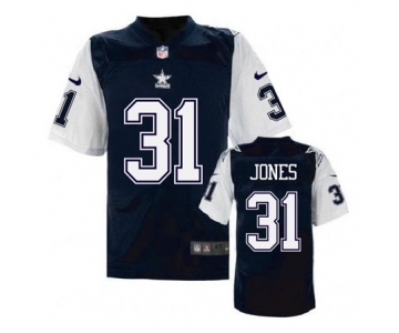 nike nfl jerseys dallas cowboys #31 Byron Jones Throwback Blue[Elite]