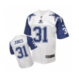 nike nfl jerseys dallas cowboys #31 Byron Jones Throwback white[Elite]