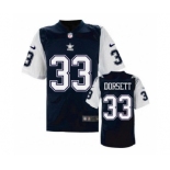 nike nfl jerseys dallas cowboys #33 Tony Dorsett Throwback Blue[Elite]