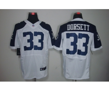 nike nfl jerseys dallas cowboys #33 dorsett white[Elite]