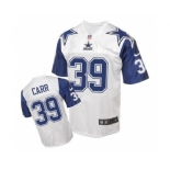 nike nfl jerseys dallas cowboys #39 Brandon Carr Throwback white[Elite]