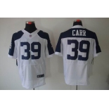 nike nfl jerseys dallas cowboys #39 carr white(Elite thankgivings)